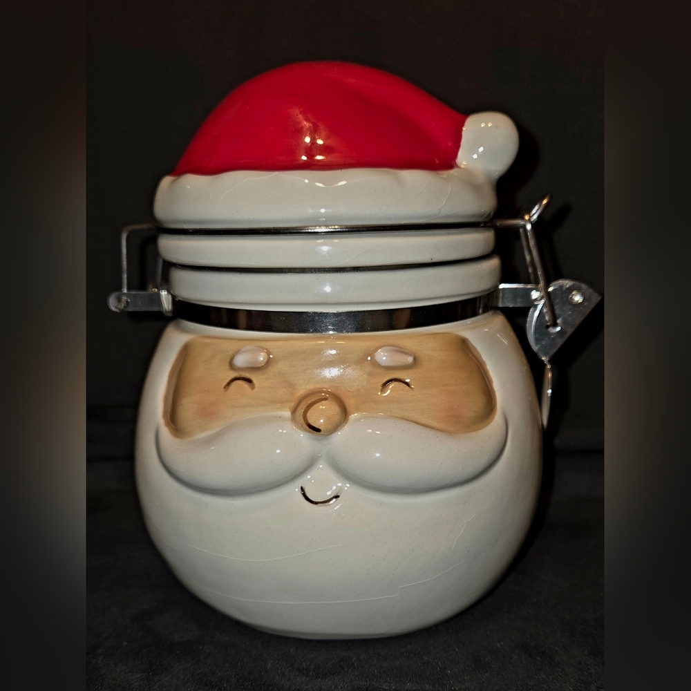 Home Essentials Small Santa Storage Container 6x5"